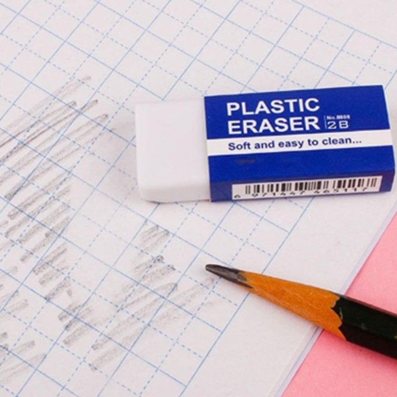 CuiCanfla Pack of 30 2B Erasers, Soft, Simplicity Eraser, Eraser,