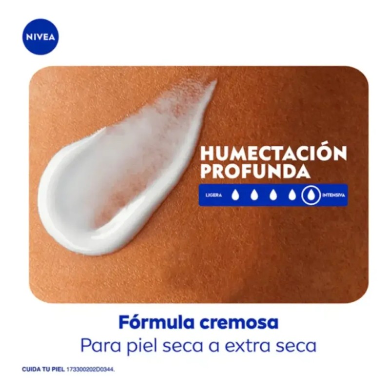 Nivea Crema Corporal Milk Nutritiva Humectación 100ml, 3pzas