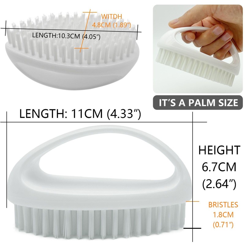 GKETN Scrub Brush for Cleaning Scrubbing Heavy Duty Stiff Nylon