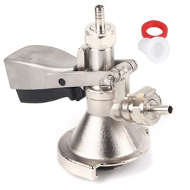A Type Keg Coupler For Beer Stainless Steel Beer Keg Dispenser Connector Dispensing Equipment Accessory G5/8 A Type Beer Barrel Coupler Distributor