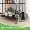 MORITIA 5 Tier Metal Plant Stand Indoor and Outdoor Flower