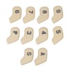 10PCS Golf Head Protective Covers Waterproof PU Material Golf Putter