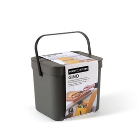 Perfetto WET RAIL/ORGANIC WASTE FOR HANGING - GINO COLL. - 7 Litres - Anthracite