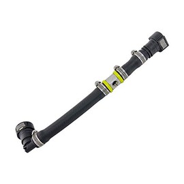 GlowShift Fuel Pressure Big Line Kit Compatible with Ford F-250 F-350 Super Duty 6.7L Power Stroke 2011-2020 - Upgrades Fuel Line Size - Includes Rubber Hose, T-Fitting Adapter & Fittings