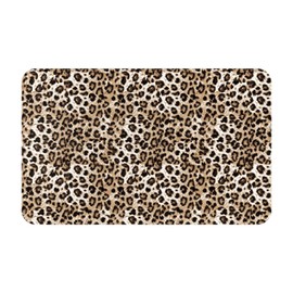 ENSFTF Door Mat Welcome Floor Mats Classic Leopard Print Pattern Floor Mats Non-Slip Washable Indoor Outdoor Mat for Bathroom Kitchen Home Patio 20"x31.5"