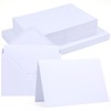 Siumir Set of 50 Blank Folding Cards A6 with Matching