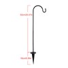 Arinda 20Inch Adjustable Outdoor Shepherds Hook, Heavy Duty Rust-Resistant Metal