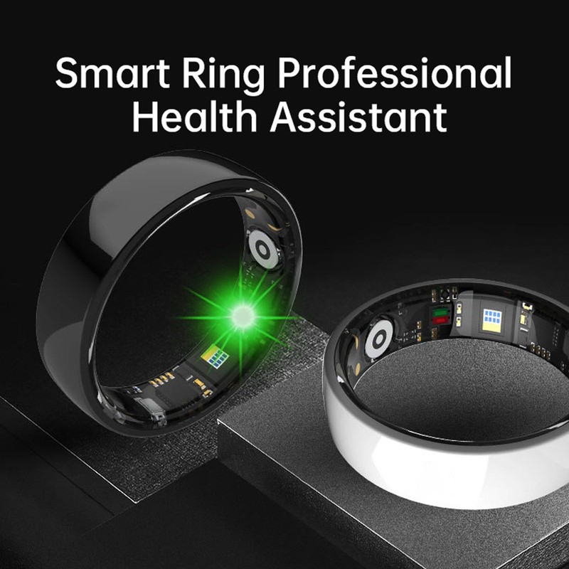 Smart Ring for Women Men,5ATM Rain Proof Health Tracker,Gesture Control