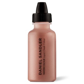 Daniel Sandler WATERCOLOUR LIQUID ILLUMINATOR 'GLOW' 15ml – Liquid Shimmer Makeup, Highlighter – Oil-Free, Lightweight, Buildable & Long-Lasting for Cheeks, Lips & Eyes