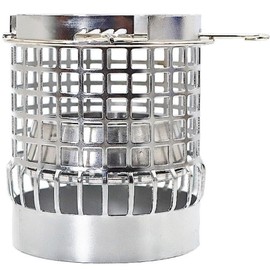 AGSDGAWD Hookah Charcoal Wind Cover with HMD Hollow Design Anti-Scalding Metal Windshield Ideal Hookah Bowl Screen and Accessories for Charcoal Holder Heat Management System (Color : Silver)