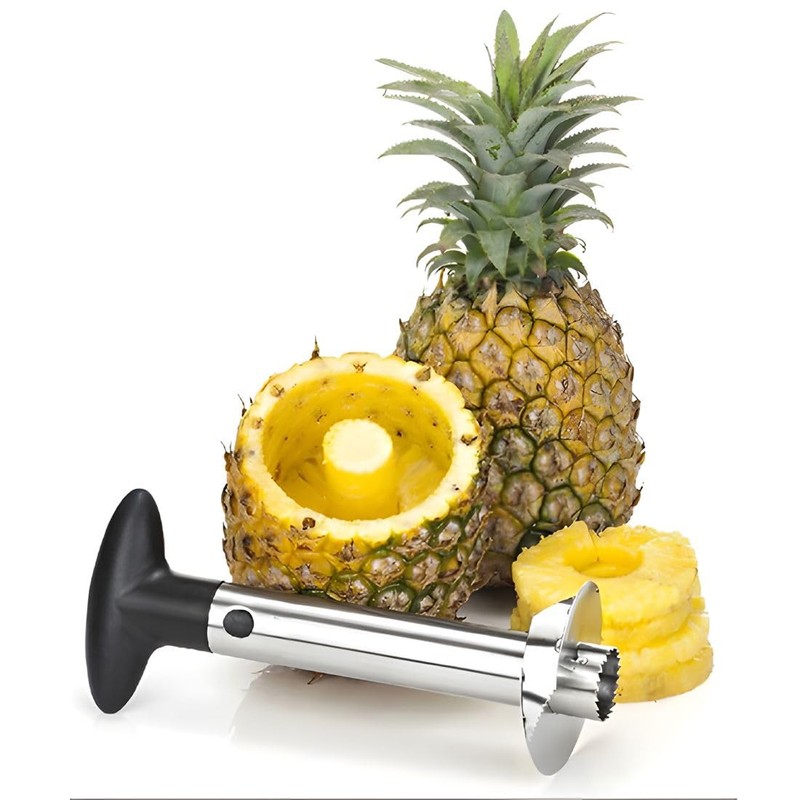 Banfluxion Pineapple Corer & Slicer-Stainless Steel Cutting Tool Pineapple Cutter