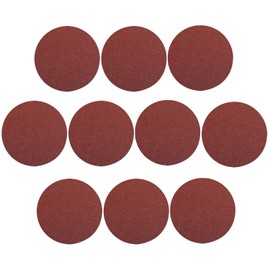 Utoolmart PSA Sanding Discs, 8-inch Self Stick Adhesive Back Sandpaper, 40 Grits No-Hole Aluminum Oxide Sanding Paper, for Random Orbital Sander, Wood, Metal Polishing, 10 Pcs