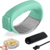 Stainless Steel Garlic Presser, 1Pc Garlic Press Rocker Garlic Mincer