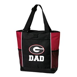 University of Georgia Dad Tote Bags Red Georgia Bulldogs Dad Totes Beach Travel