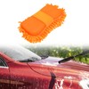 Partuto 1 Pc Universal Car Wash Mitts Chenille Cleaning Sponge