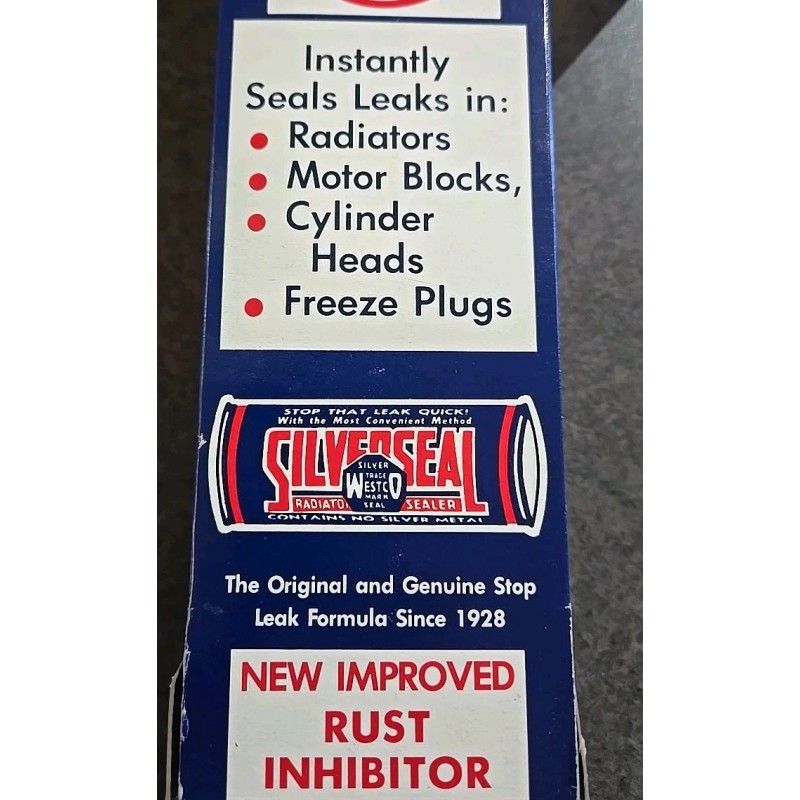 Silver Seal Radiator Sealer Westco Stop Leak SILVER SEAL NOS