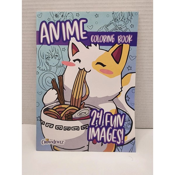 ANIME FUN COLORING AND ACTIVITY IMAGES. TEAR-OUT PAGES!
