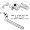 Wadoy Spanner Wrench Set Adjustable C Pin Spanner Hook Wrench