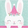 Birthday Bunny Beverage Napkins - Pack of 16