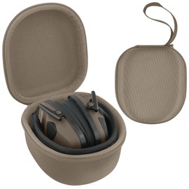 co2CREA for PROHEAR 066/016/030/030 2.0/036 Electronic Ear Protection Hearing Protection Muffs, Travel Storage Carrying Case with Hand Strap, Hard Protective Case (Brown)