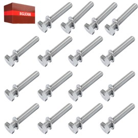 BIGLKNM Exhaust Mainfold Bolt Kit Compatible with Ford F250 F350, Stainless Steel Bolt Screw Kit Fit for 1994-2003 7.3L Powerstroke Diesel Engine