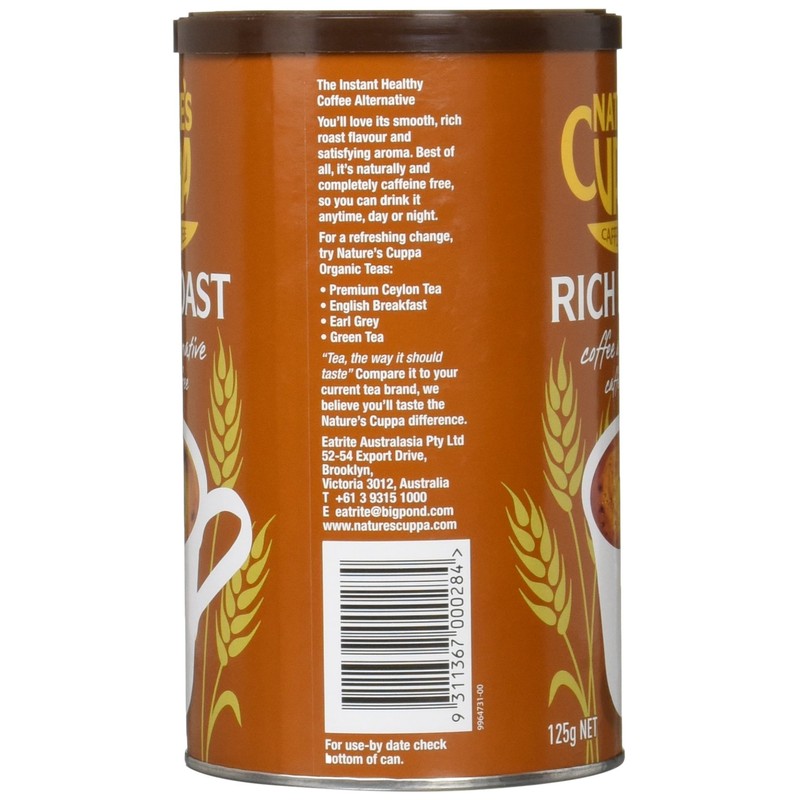 Nature's Cuppa Rich Roast Coffee Alternative 125g