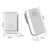 Wireless Doorbell Self-Powered Doorbell Button Kit 38 Chime Up to