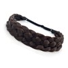 Toecwegr Braided Hair Band, 5 Strands, Hair Scrunchie, Classic Chunky