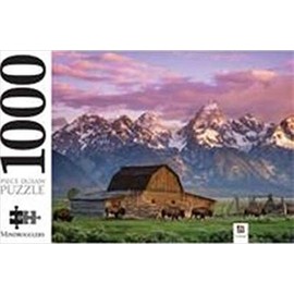 Hinkler Books Moultan Barn, Wyoming, USA 1000 Piece Jigsaw