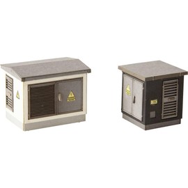 NOCH Transformer Stations, H0 Laser-Cut Minis for Detailed Model Making Landscapes