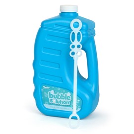 Darice 64oz Bubble Solution Refill for Bubble Machines & Blowers - Easter, Weddings, Birthdays, Outdoor - 2 Big Bubble Wands Included - Non-Toxic Safe for Toddlers & Kids, Colors May Vary