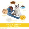 Cat Puzzle Feeder,Adjustable Difficulty Interactive Cat Food Treat Dispenser,Slow Feeder