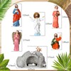 Wesiti 6 Pcs Easter Resurrection Scene Set He is Risen