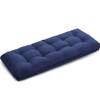 WEOAVRY 4" Thick Outdoor Bench Cushion 48x18x4 Inch, Waterproof Patio Furniture Cushions, Bench Seat Cushion for Porch Swing, Window, Indoor