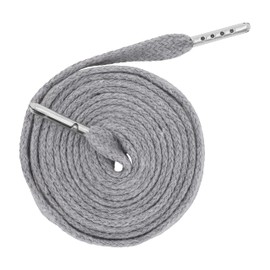 Mandala Crafts Gray Drawstrings Replacement Draw Cord for Sweatpants Waist - 6 55 Inch Cotton Flat Drawstring Cord Hoodie String Replacement & Threader