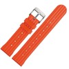 StrapSeeker Premium Rubber Waffle Watch Strap- Waterproof Replacement Watch Band-