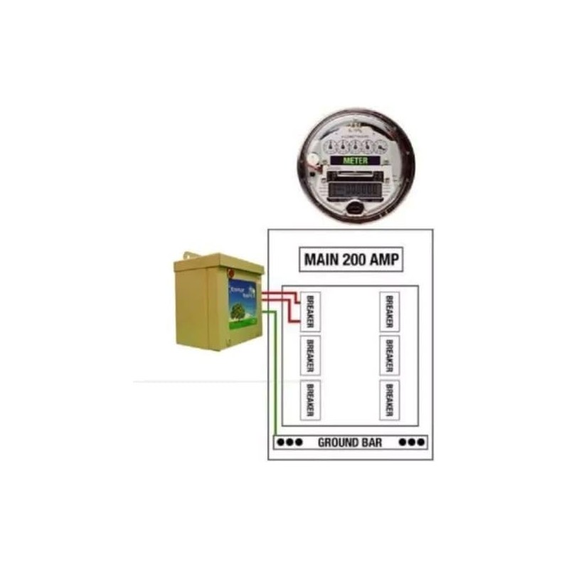 KVAR Energy Saver Power Factor Correction Unit Home Surge Protector