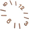 DOITOOL Wood Clock Number Set in Arabic Numerals 1 Set