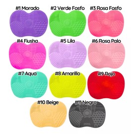 Universo en Linea Tapete Lava Brochas De Silicon, Limpia Brochas Todo Tipo