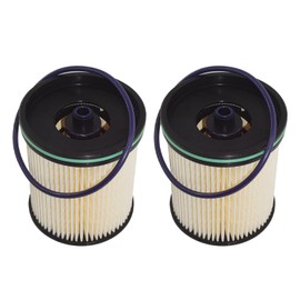 2 Pack TP1015 Fuel Filter for 6.6L Duramax Diesel Compatible with 2017-2025 Chevy Silverado/GMC Sierra 2500HD 3500HD, 2014-2019 Chevy Cruze