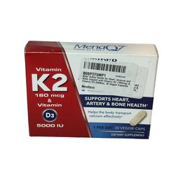 Weider Artery Health with Vitamin K2, with Ginger Root Extract 30 Veggie 11/24