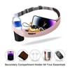 Running Hydration Belt with Water Bottle Holder, Phone Storage (Pink)