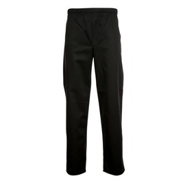 Tibard Tibard Elasticated Chef Trouser (UK, Alpha, XL, Regular, Regular, Black)