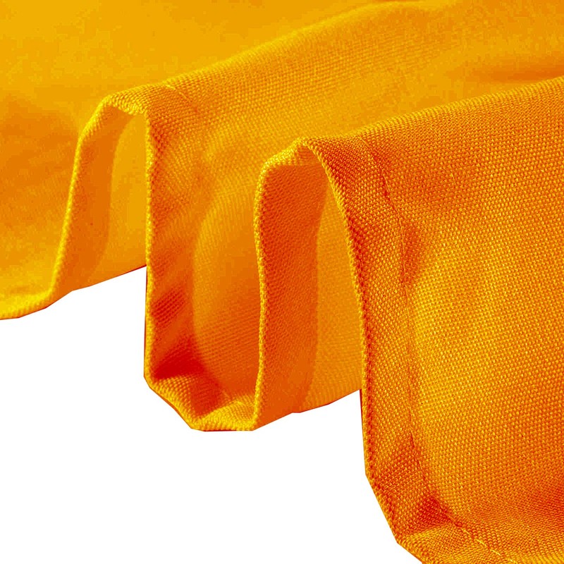WedDecor 20 Inch Orange Cotton Polyester Table Napkin for Home,