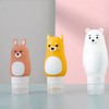 Popular Travel Pump Shampoo Plastic Empty Cosmetic Bottle YL008905 White Horse 70ml
