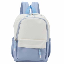 Backpack Simple Style Waterproof Versatile Large Capacity Laptop Work Business Backpack for Office School Travel Blue