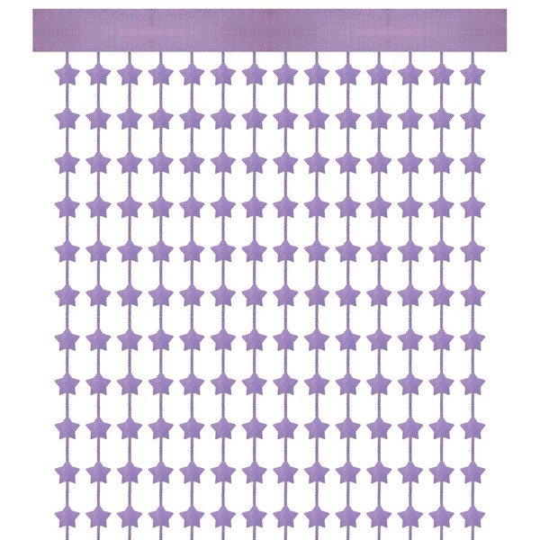 PATIKIL 3 Pack Party Backdrop Decoration, 1mx2m Star Tinsel Streamer