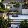 Agotd Solar Lamp Post Lights Outdoor Waterproof, 70" Tall Solar
