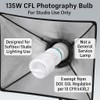 135W Light Bulb 5500K CFL Daylight Spiral Softbox Lighting Kit