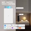 LOUYSGEN Smart Light Switch Need Neutral Wire,FCC Certified,2.4GHz WiFi Push